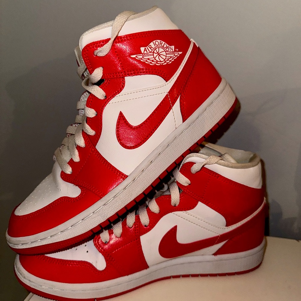 Lightly worn cherry red Jordan’s